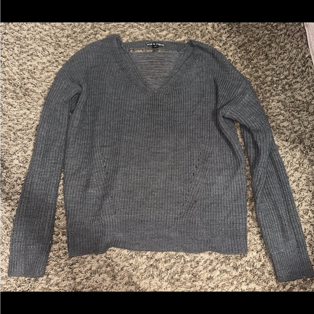 Gray sweater